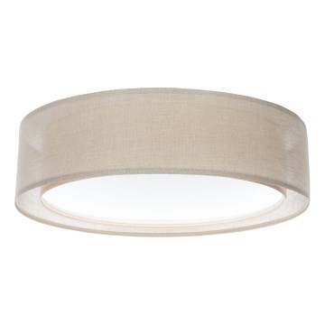Lampa sufitowa PURO 2xE27/40W/230V Ø 50 cm beżowa