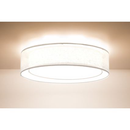 Lampa sufitowa PURO 2xE27/40W/230V Ø 60 cm biała