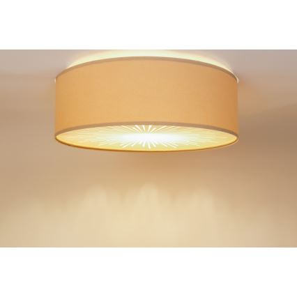 Lampa sufitowa RAYS 2xE27/60W/230V śr. 40 cm biała