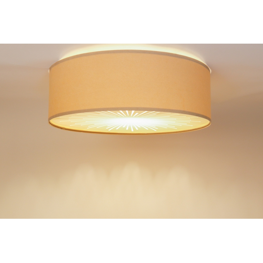 Lampa sufitowa RAYS 2xE27/60W/230V śr. 40 cm biała