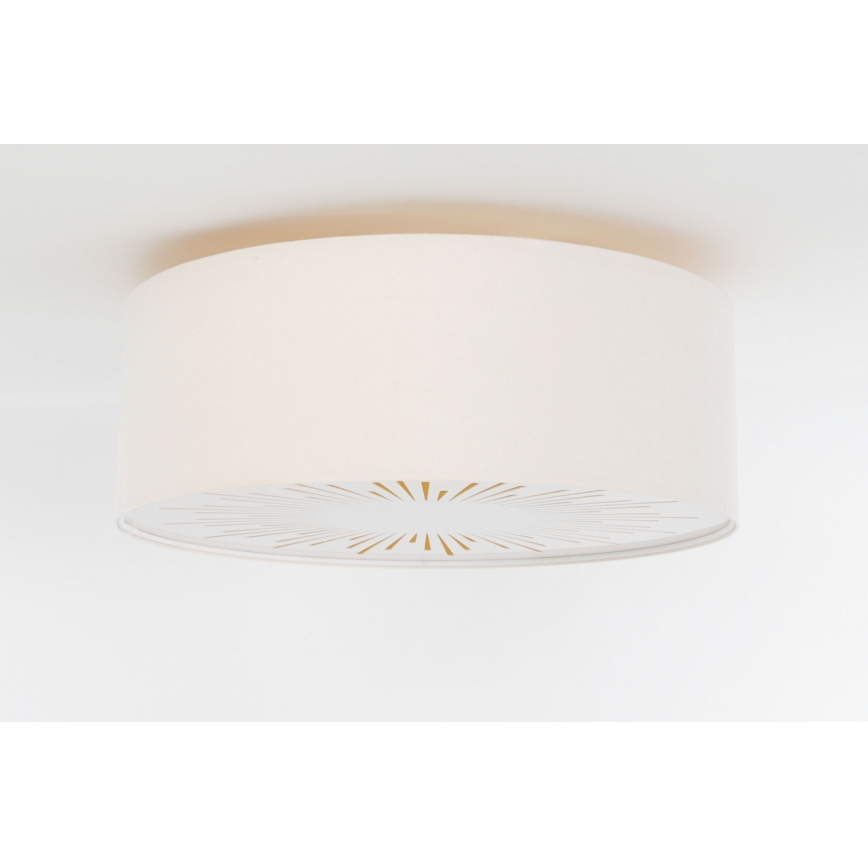 Lampa sufitowa RAYS 2xE27/60W/230V śr. 40 cm biała