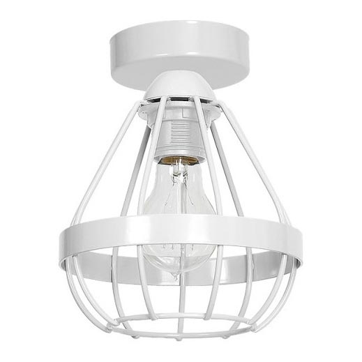 Lampa sufitowa RING 1xE27/60W/230V biała