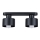 Lampa sufitowa SAVAR 2xE27/60W/230V czarna