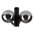 Lampa sufitowa SFERIO 3xE14/5W/230V czarna/przydymiona