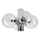 Lampa sufitowa SFERIO 4xE14/5W/230V, błyszczący chrom z przezroczystymi kloszami