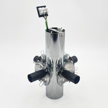 Lampa sufitowa SFERIO 4xE14/5W/230V, błyszczący chrom z przezroczystymi kloszami