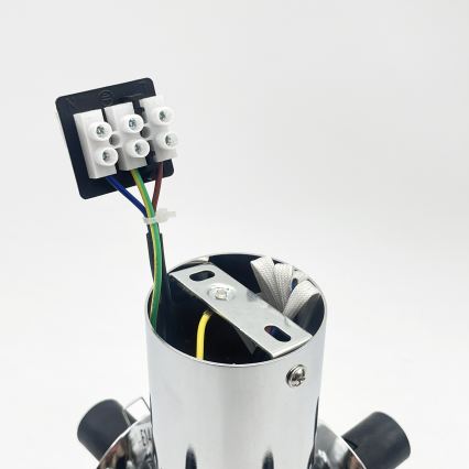 Lampa sufitowa SFERIO 4xE14/5W/230V, błyszczący chrom z przezroczystymi kloszami