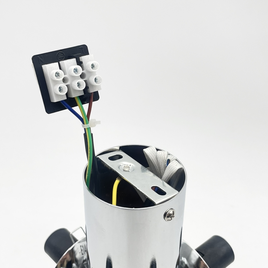 Lampa sufitowa SFERIO 4xE14/5W/230V, błyszczący chrom z przezroczystymi kloszami