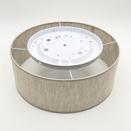 Lampa sufitowa SIRJA 1xE27/15W/230V śr. 35 cm beżowa