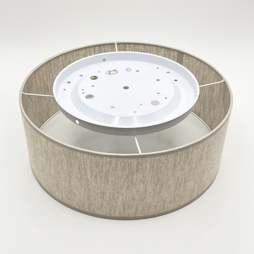 Lampa sufitowa SIRJA 1xE27/15W/230V śr. 35 cm beżowa