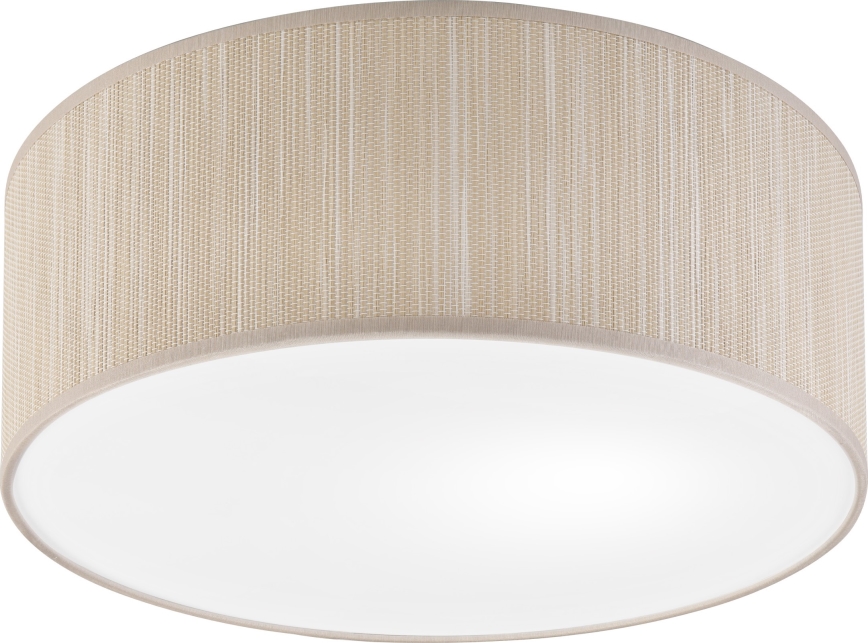 Lampa sufitowa SIRJA 1xE27/15W/230V, średnica 35 cm, beżowa
