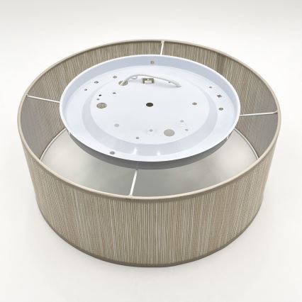 Lampa sufitowa SIRJA 1xE27/15W/230V, średnica 35 cm, beżowa