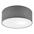 Lampa sufitowa SIRJA 1xE27/15W/230V, średnica 35 cm, szara
