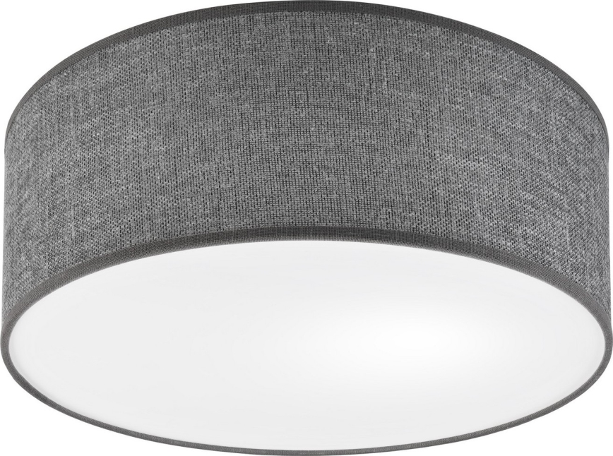 Lampa sufitowa SIRJA 1xE27/15W/230V, średnica 35 cm, szara