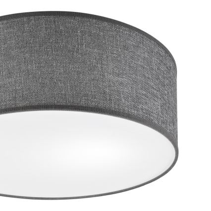 Lampa sufitowa SIRJA 1xE27/15W/230V, średnica 35 cm, szara