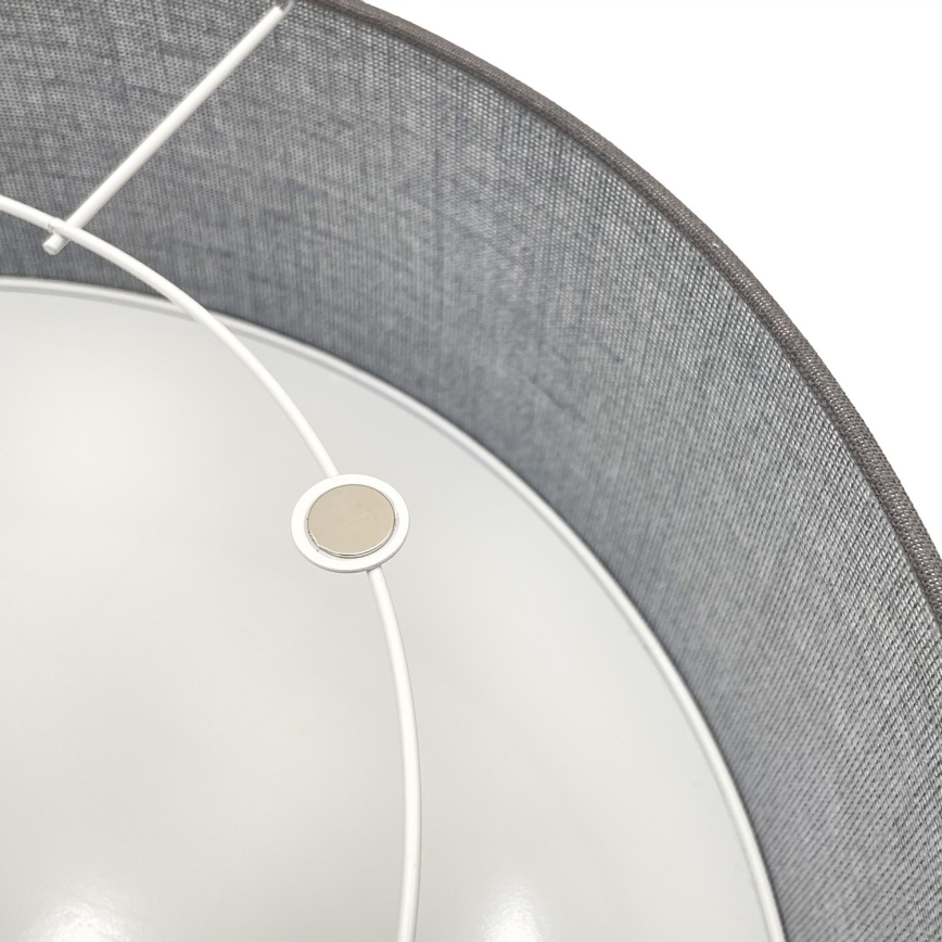 Lampa sufitowa SIRJA 1xE27/15W/230V, średnica 35 cm, szara