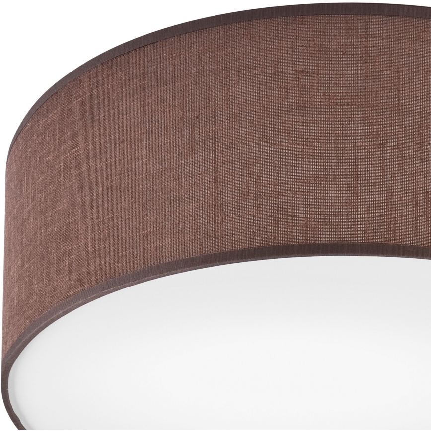 Lampa sufitowa SIRJA 1xE27/60W/230V śr. 35 cm brązowa