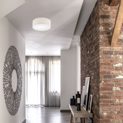 Lampa sufitowa SIRJA 1xE27/60W/230V śr. 35 cm kremowa