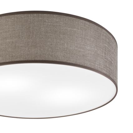 Lampa sufitowa SIRJA, 2x E27/15W/230V, średnica 45 cm, brązowa