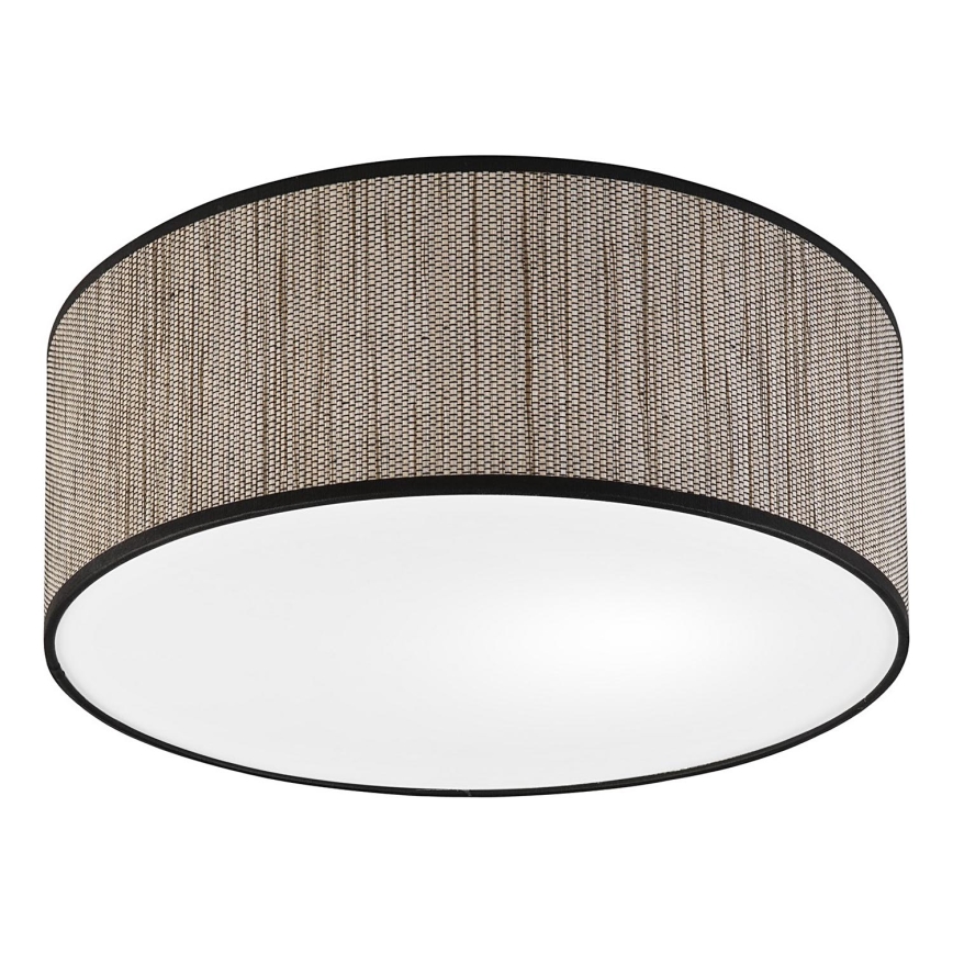 Lampa sufitowa SIRJA 2xE27/15W/230V śr. 35 cm brązowa