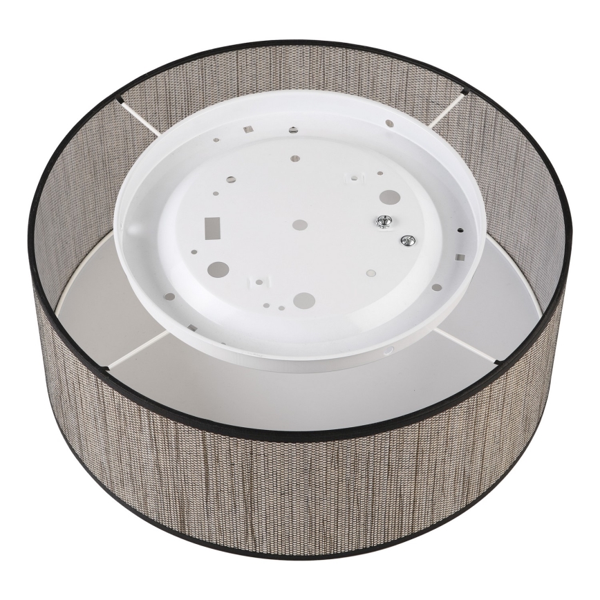 Lampa sufitowa SIRJA 2xE27/15W/230V śr. 35 cm brązowa