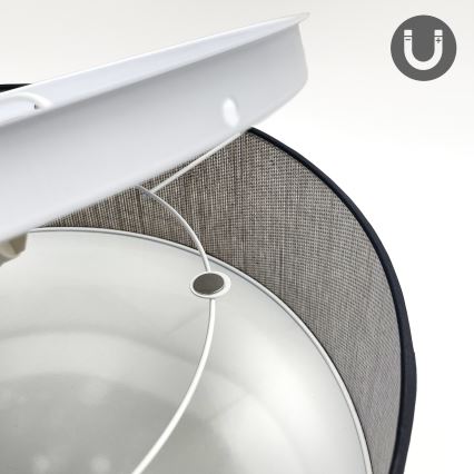 Lampa sufitowa SIRJA 2xE27/15W/230V śr. 35 cm brązowa