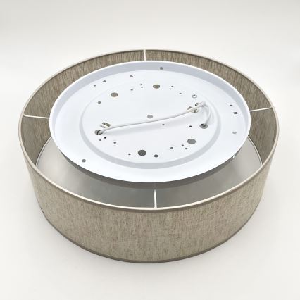 Lampa sufitowa SIRJA 2xE27/15W/230V śr. 45 cm beżowa