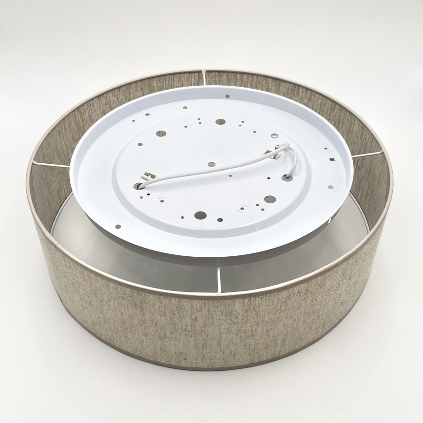 Lampa sufitowa SIRJA 2xE27/15W/230V śr. 45 cm beżowa