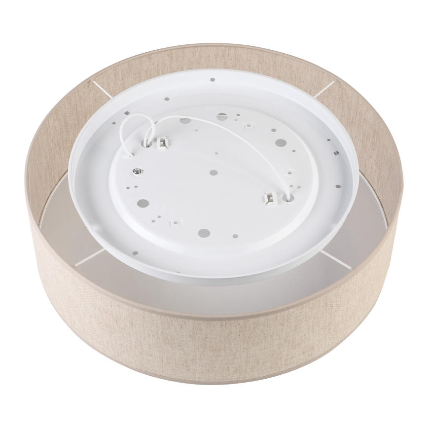 Lampa sufitowa SIRJA 2xE27/15W/230V śr. 45 cm beżowa