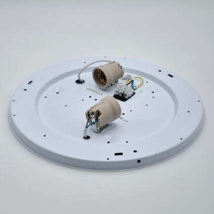 Lampa sufitowa SIRJA 2xE27/15W/230V śr. 45 cm biała