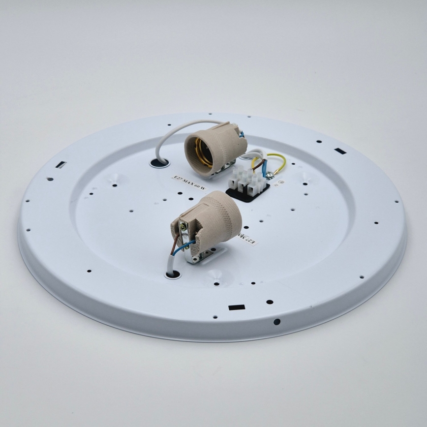 Lampa sufitowa SIRJA 2xE27/15W/230V śr. 45 cm biała