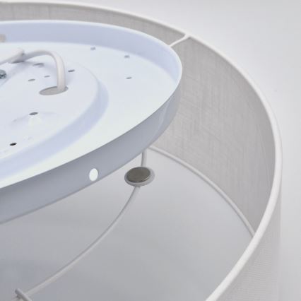 Lampa sufitowa SIRJA 2xE27/15W/230V śr. 45 cm biała