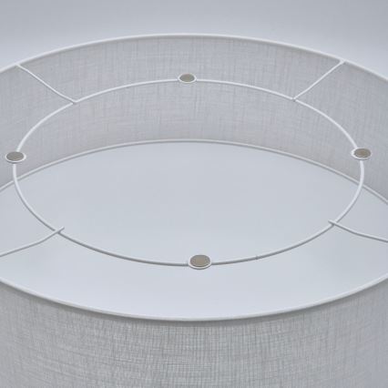 Lampa sufitowa SIRJA 2xE27/15W/230V śr. 45 cm biała