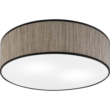 Lampa sufitowa SIRJA 2xE27/15W/230V śr. 45 cm brązowa