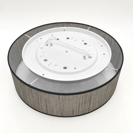 Lampa sufitowa SIRJA 2xE27/15W/230V śr. 45 cm brązowa