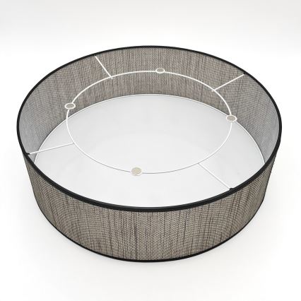 Lampa sufitowa SIRJA 2xE27/15W/230V śr. 45 cm brązowa