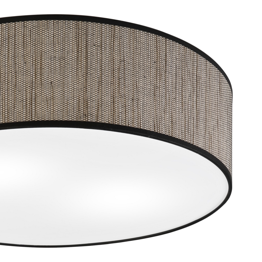 Lampa sufitowa SIRJA 2xE27/15W/230V śr. 45 cm brązowa