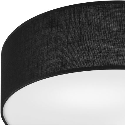 Lampa sufitowa SIRJA 2xE27/15W/230V śr. 45 cm czarna