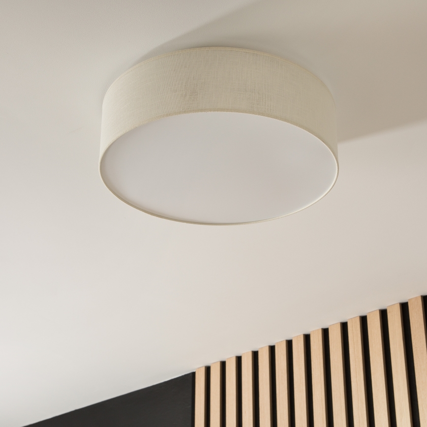 Lampa sufitowa SIRJA 2xE27/15W/230V śr. 45 cm kremowa