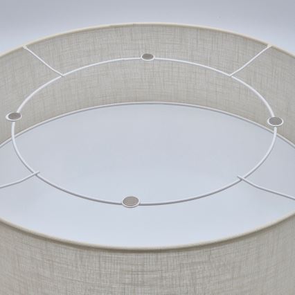 Lampa sufitowa SIRJA 2xE27/15W/230V śr. 45 cm kremowa