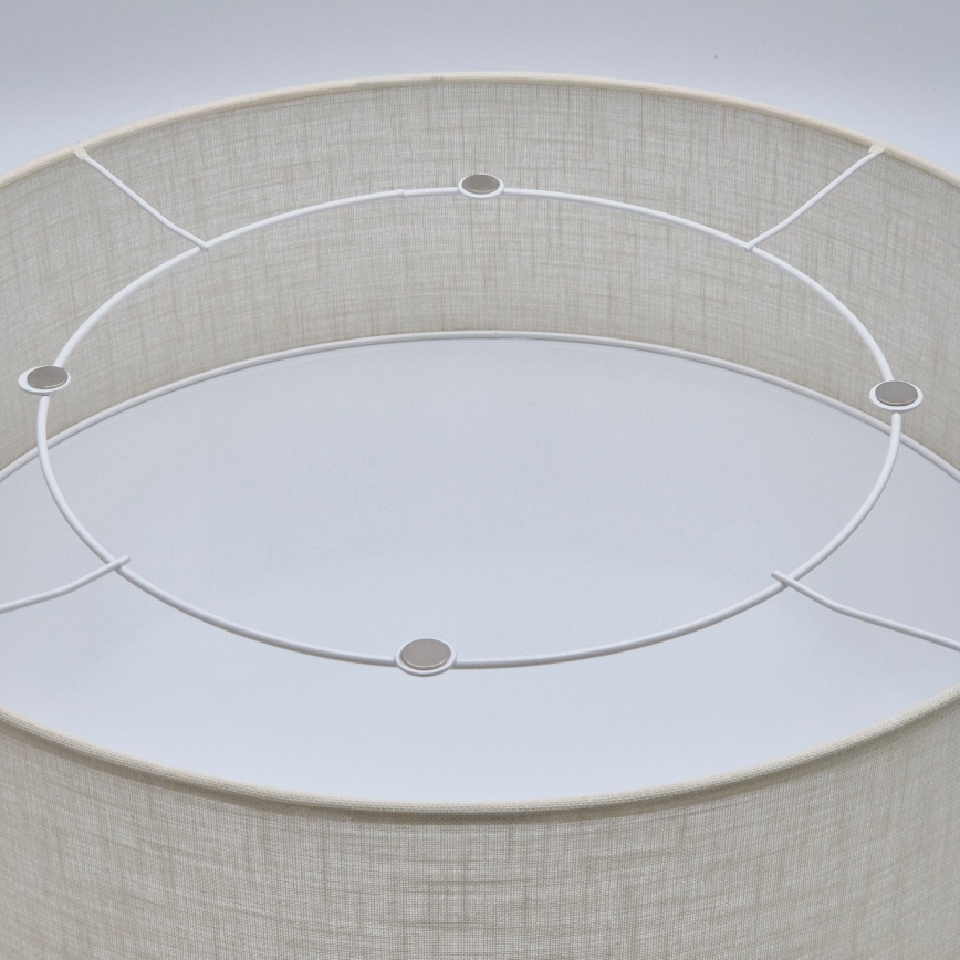 Lampa sufitowa SIRJA 2xE27/15W/230V śr. 45 cm kremowa