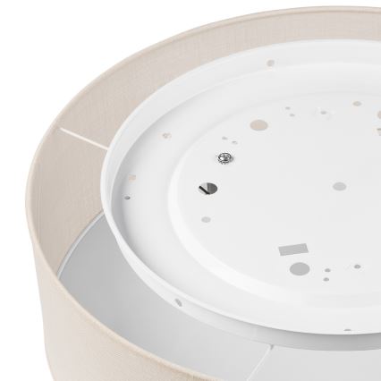 Lampa sufitowa SIRJA 2xE27/15W/230V śr. 45 cm kremowa