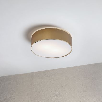 Lampa sufitowa SIRJA 2xE27/15W/230V średnica 45 cm brązowo-złota