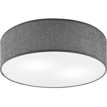 Lampa sufitowa SIRJA 2xE27/15W/230V, średnica 45 cm, szara