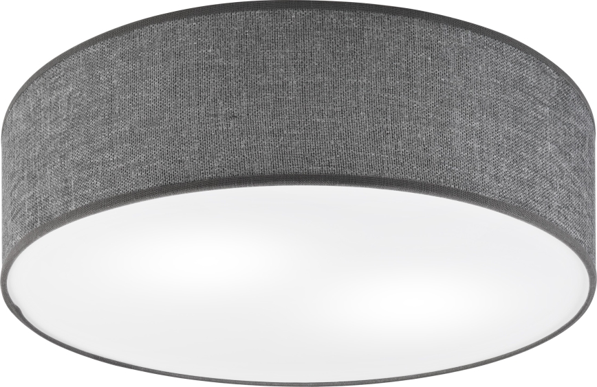Lampa sufitowa SIRJA 2xE27/15W/230V, średnica 45 cm, szara