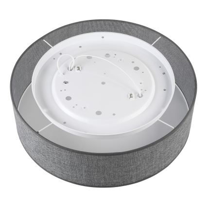 Lampa sufitowa SIRJA 2xE27/15W/230V, średnica 45 cm, szara