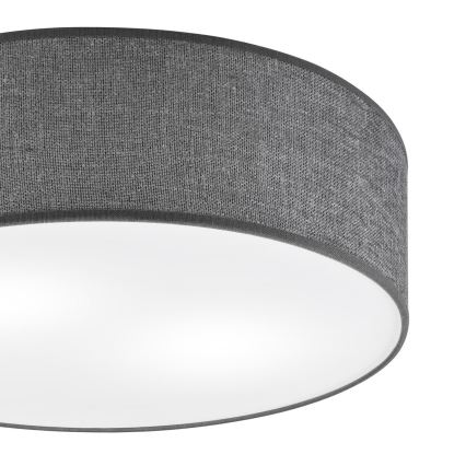 Lampa sufitowa SIRJA 2xE27/15W/230V, średnica 45 cm, szara