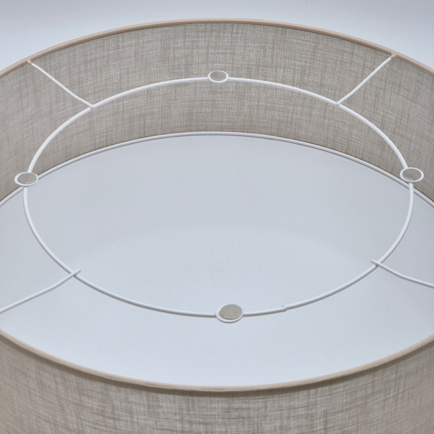 Lampa sufitowa SIRJA 2xE27/15W/230V Ø 45 cm beżowa