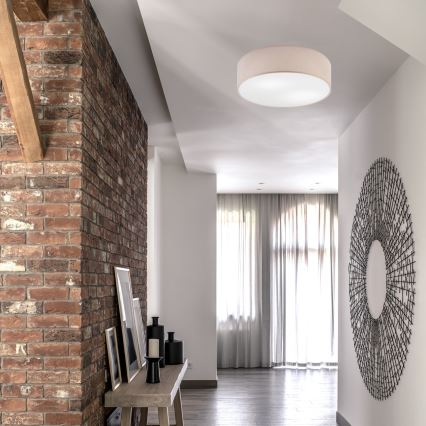 Lampa sufitowa SIRJA 2xE27/60W/230V śr. 45 cm beżowa