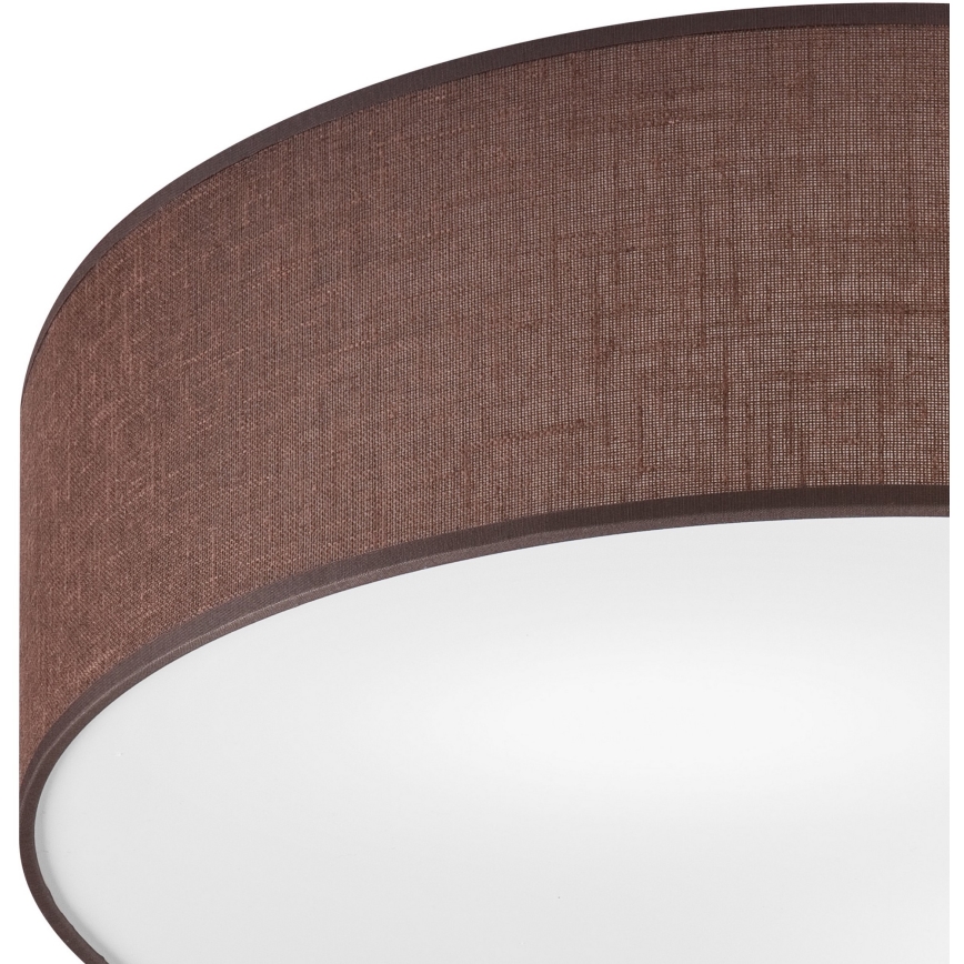 Lampa sufitowa SIRJA 2xE27/60W/230V śr. 45 cm brązowa